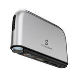 Pocketcloud Portable Nas With M.2 Nvme & Sd Slots, Up To 8Tb Capacity (Diskless), One-Click Backup,Supports Wi-Fi 6, Lcd Display, App Control, 3200Mahx2 Replaceable Batteries For Outdoor Use