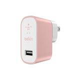 Belkin Mixit Metallic 2.4A Premium Wall and Car Charger Bundle with 4-Foot Micro USB Cable Charging Kit - for Android Phones - Rose Gold