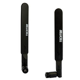 Lte Antenna 3G 4G Wide Band 700-2600Mhz Gsm Wifi Antenna With Sma Male Connector For Cep Router Hotspot Cellular Gateway Industrial Iot Router Trail Camera Game Camera Security Camera (2-Pack)