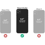 OtterBox Symmetry Series Case for iPhone 11 PRO MAX (NOT 11/11 Pro) Non-Retail Packaging -Polycarbonate, Shock-Absorbent,Black