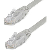 1Ft Cat6 Ethernet Cable - Gray Cat 6 Gigabit Ethernet Wire -650Mhz 100W Poe++