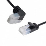 Cablecc Ultra Slim Cat6 Ethernet Cable RJ45 Up Angled to Straight UTP Network