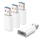 Usb To Usb C Adapter, Usb C Female To Usb Male Adapter Compatible With Apple Magsafe Watch 9/8/7/Se/Ultra, For Iphone 15 14 13 12 Mini Pro Max,Ipad,Galaxy Note,Pixel,Carplay,Wall Plug