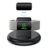 Charger Stand For Fitbit Charge 6/5 & Luxe, Magnetic Dock With 4.4Ft Usb Cable, Fast-Charging Accessory With Stable Base For Fitbit Charge 6 / Charge 5 / Luxe Smartwatch (Black)