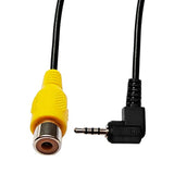2 Pack 2.5Mm To Rca Adapter Cable,90 Degree Angle 2.5Mm Male Plug To Rca Femal