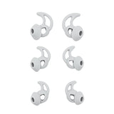 Earplugs Replacement Silicone Earbuds 6 Pieces Of Eartips Is Compatible For Sport Earbuds True Wireless In-Ear Headphones (White)