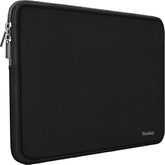 Laptop Case Sleeve,13-13.3 Inch Resistant Neoprene Laptop Sleeve/Notebook Computer Pocket Case/Tablet Briefcase Carrying Bag Compatible With Macbook Pro,Macbook Air,Notebook Computer-(Black)