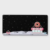 Keycadets Astronut Mouse Pad, Large Desk Pad, Non-Slip Mousepad With Foam Core, Anti-Fray Lock Stitching And Low Friction Cloth Surface (35.4” X 15.8”)