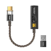 USB C to 3.5mm Audio Adapter,USB C DAC Dongle with Dual Chip (CX31993 + MAX97220), Hi-Res 32bit/384kHz, DAC AMP Dongle Compatible with iPhone