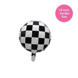 -One Happy Dude Balloon Set, 40β Black One|Black & White Smiley Face Latex |Checkered Foil For Happy Dude Birthday Decorations, Baby Shower,1St Birthday Party Supplies