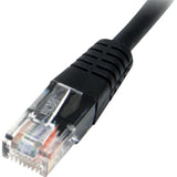 StarTech.com Cat5e Ethernet Cable - 10 ft - Black - Patch Cable - Molded Cat5e