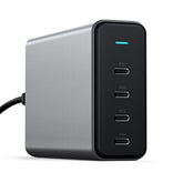 Satechi 165W USB C 4-Port GaN Charging Station, 4 USB-C PD, Laptop Charger, for MacBook Air/Pro M4/M3/M2/M1, iPad Air/Pro M4/M3/M2/M1, iPad 11th gen, iPad mini, iPhone 16, Galaxy S25, Windows