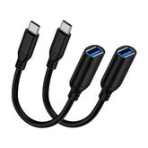 Usb C To Usb 3.0 Adapter, 5Gbps High-Speed Data Transfer Usb C Android Adapter Male To Usb Female Otg On The Go Dongle Cable Converter For Cellphone Laptops Surface Camera Card Reader Midi Keyboard