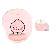 Kakao Apeach Mouse Pad Wrist Rest Gel Type And Letter Writing Set