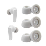 Replacement Memory Foam Eartips For Soundcore By Anker P20I/P30I/Life P3I/ Life P2 Mini/A20I True Wireless Earbuds, Comfort Fit (3 Pairs, S/M/L, White/Gray)