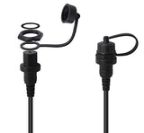 30cm Left Angle Micro USB Mount Extension Dash Flush Cable for Car, Boat, Motorcycle, Truck Dashboard(L-Micro)