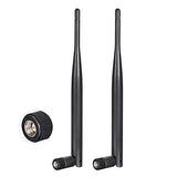 4G Lte Cellular 6Dbi Sma Male Antenna (2-Pack) Compatible With Spypoint Flex-S Dark Flex-Plus Flex-M G-36 Flex Dual-Sim Cell-Link Trail Camera Cellular Wireless Router Hotspot Security Camera