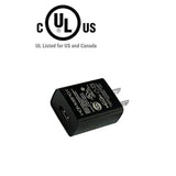 UL Certified USB Wall Charger Power Supply 5v1A (1000mA) Universal Portable Travel Power Adapter Plug Block High Speed for iPhone iPad iPad Samsung HTC LG iPod Nokia Travel Office Home Use