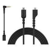 Replacement Arctis Headset Cord Audio Cable Compatible With Steelseries Arctis 7, Arctis 5, Arctis 3, Arctis Pro Wireless, Arctis Pro Gaming Headsets Cable, 3.5Mm Male To Female Cable Adapter Included