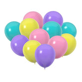 60 Count 12 Inch Latex Balloons For Birthday Wedding Party Decorations - Purple Teal Pink Yellow Baby Shower Supplies, Spring Summer Balloon Pack
