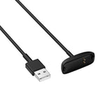 Compatible With Fitbit Inspire 2 & Inspire 2 Hr Charger Usb Charger 3.3Ft & 30Cm Replacement Usb Charging Cable Base Data Sync (30Cm-Black)