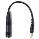 Genuine Adapter Cable Female 1/4" 6.3Mm To Male 1/8" 3.5Mm Plug For Headphones