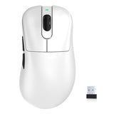 Wireless Gaming Mouse, 24000 Dpi, Wired/2.4Ghz/Bluetooth Ergonomic Mouse, 150Hours Battery Life, Free Lag, 57G Lightweight Rechargeable Gaming Mice For Laptop/Pc/Mac/Tablet/Xbox, White