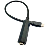 Usb C To 1/4 Trs Audio Cable, Usb Type C Male To 6.35Mm Female Stereo Output Adapter Cord For Mobile Phones/Tablets With Type-C Interface,Audio Equipment Etc(1Feet/0.3M)