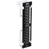TRENDnet 12-Port Cat6 Unshielded Patch Panel,TC-P12C6V, Wall Mount,Included 89