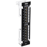 TRENDnet 12-Port Cat6 Unshielded Patch Panel,TC-P12C6V, Wall Mount,Included 89