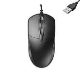 Wired Usb Computer Mouse, Ergonomically Designed, Usb Computer Mouse For Laptops And Personal Computers, Suitable For Offices And Homes (Black, Wired)