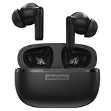 Wireless Headphones Earbuds, in Ear Microphone, Bluetooth 5.1, Type-C Charging, Touch Control, LED Display, for iPhone/Android/iOS, Black