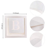 Baby Shower Decor – 4 Transparent Balloon Boxes with BABY Letters for Gender Reveal