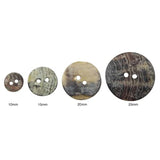 Natural Pearl White 2 Hole Shell Button Round Sewing Button For Diy Cr
