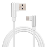Usb Micro Cable, 90 Degree Data Cable Charger Cord, Right Angle, 2.4 A, 1M Lon