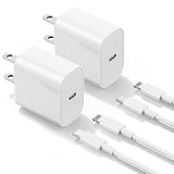 Iphone Charger Fast Charging 6Ft Cord?Apple Certified? Usb C To Lightning Cable With 20W Fast Charger Block For Iphone 14 Pro Max/13 Plus/12 Mini/11/Ipad Pro/Air(2-Pack)
