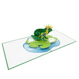 3D Pop-Up Frog Prince Greeting Card – Handmade Fairy Tale Card For Birthday, Anniversary, Valentine’S Day, Engagement & Special Occasions A24