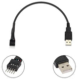Usb A To 9 Pin Usb Header, 9 Pin Motherboard Male Idc Dupont To Usb 2.0 Type A