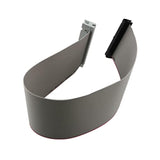 2Pcs Ide 40-Pin Male To Female Hard Drive Extension Cable 30Cm 11.8" M-F Flat