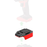Bauer 20V Tool Adapter for Milwaukee M18 Batteries Power Only Red-Black