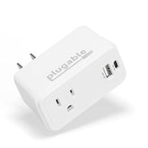 32W Usb-C Charger Block – Portable Outlet Extender With Usb-C & Usb-A – Fast Wall Charger For Iphone 15/16, Travel, Home, Or Office