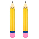 2Pcs 27" Giant Pencil Balloons Inflatable Back to School & Party Photo Props