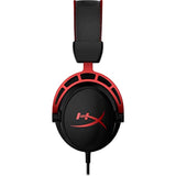 Hyperx Cloud Alpha Gaming Headset Headphone Wired Detachable Noise Cancelling Microphone Dual Chamber Drivers Memory Foam Over-Ear Soft Leatherette For Pc Xbox Nintendo Switch Ps4 Black Red (Renewed)