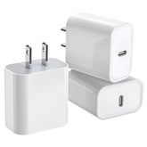 3Pack Iphone 16/15 Charge Block,Usb C Charger,I Phone Charger Adapter Quick Fast Charger Adapter Plug 20W Power Delivery Type C Fast Charging Block For Iphone 16/15/14/13/12,Ipad Pro/Air/Mini/Airpods