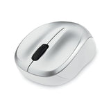 2.4G Wireless Led Silent Mouse - Noiseless And Silent Click Computer Mouse With Nano Receiver For Mac And Pc - Silver