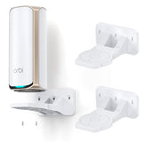 Wall Mount For Orbi Wifi 7 Router, Compatible With Orbi 970, 870, 770 Series & Nighthawk Wi-Fi 7 Mesh Systems, Orbit Secure Bracket Holder For Save Space & Boost Signal (Rbewmb-10000S) (White, 2-Pack)
