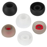 Replacement Earbud Tips Silicone Earbud Covers Ear Tips Fit Most In-Ear Earbuds(Inner Hole 4.5Mm -6Mm) Headphone Rubber Tips Eartips 9 Pairs S M L