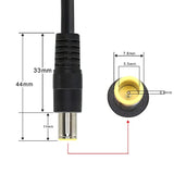 2 Pcs Dc7909 Power Pigtails Cable, 12V Dc 8Mm Male Plug To Bare Wire Open End Power Wire Supply Repair Cable, 16Awg Dc 7.9 X 5.5Mm Barrel Connector Pigtail For Solar Cell, Laptop Power(0.3M)