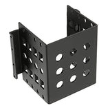 2.5In Hard Drive Storage Bracket, 2.5 Inch Aluminium Alloy Hollow Hdd Mounting Rack, 2.5 Inch To 3.5 Inch Solid State Drive Built In Expansion For 2.5In Ide Hdd Ssd(Black)