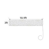 10.9 X 3 Ft Balloons Drop Net For Weddings Parties, Reusable Ceiling Release Net Holds 100 Balloons For Birthdays Graduations Corporate Events Baby Shower New Year'S Celebration Supplies Decoration